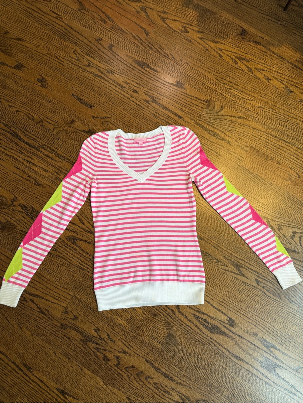 Lilly Pulitzer argyle sweater